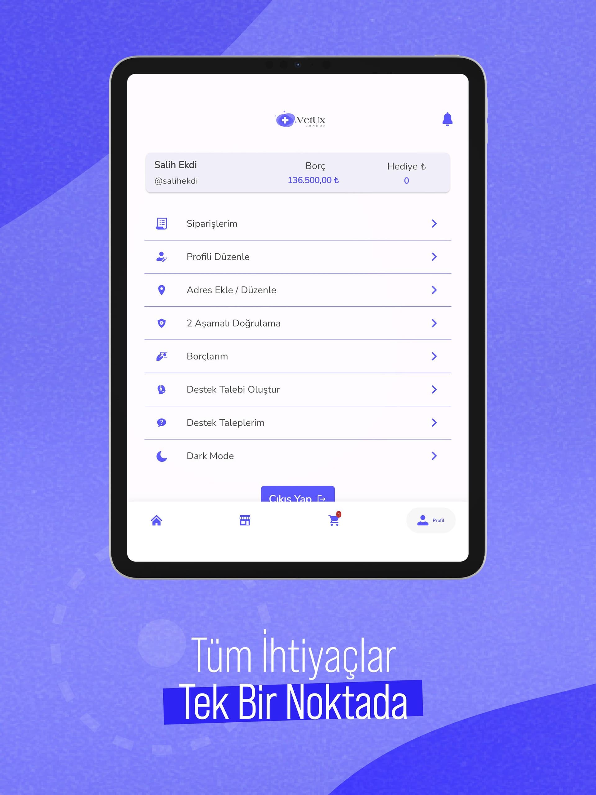 Vet-Ux E-Commerce Mobile Application